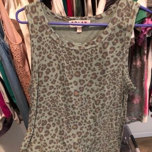 Green Leopard Tank